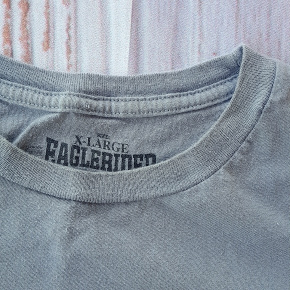 Eagle Rider Motorcycles Graphic Print Logo  Tee - Picture 3 of 5